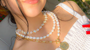 Choker Estrellas Nacar