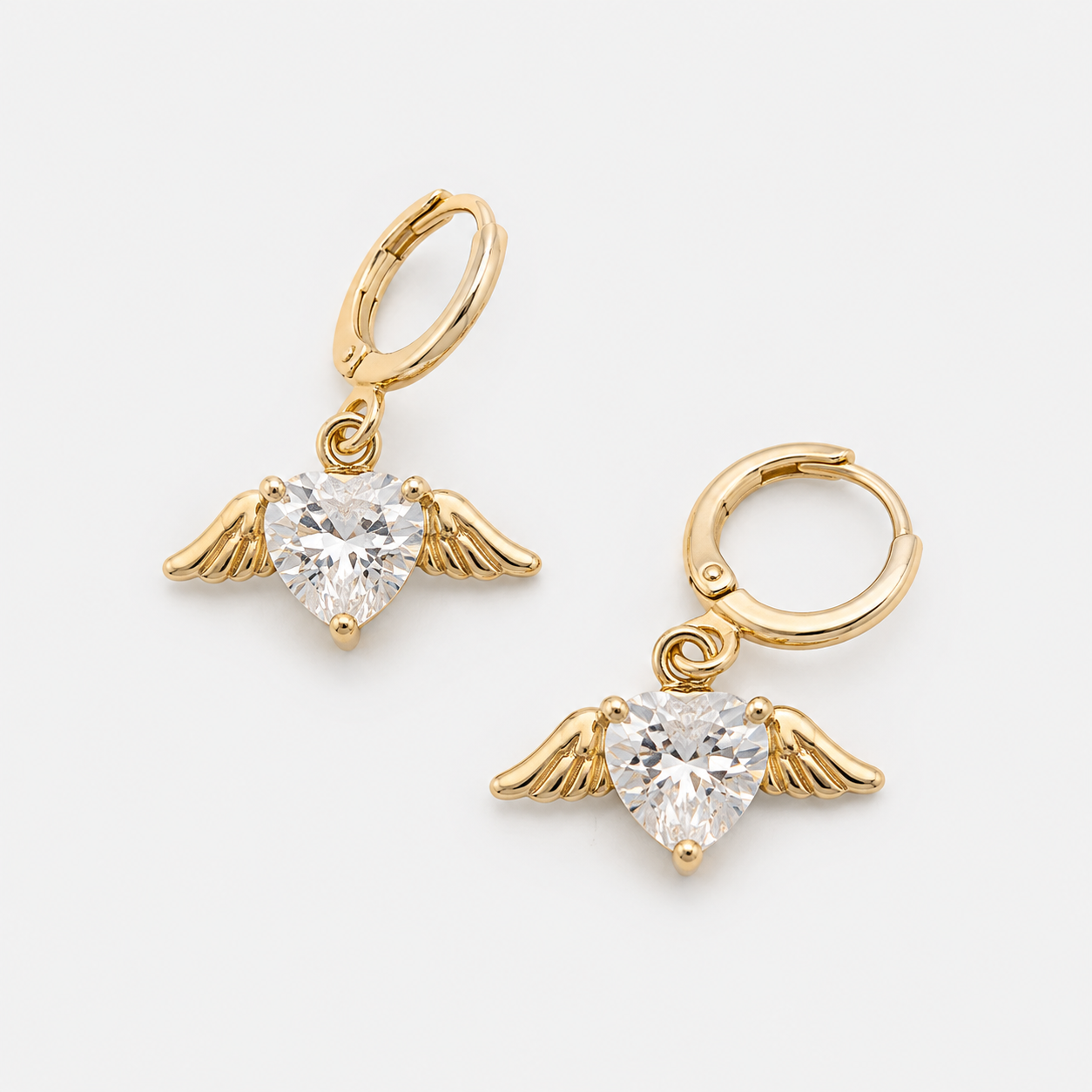 Set corazón con alas
