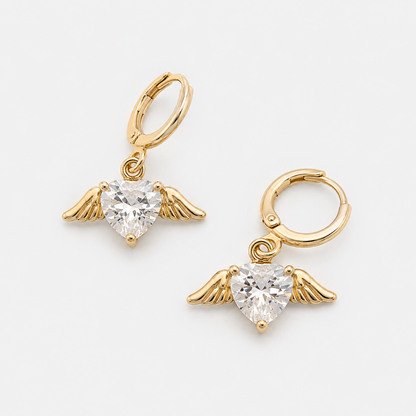Set corazón con alas